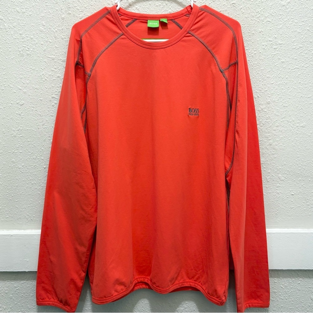 BOSS Hugo Boss Orange Crew Neck Long Sleeve Top XXL